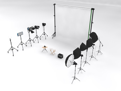 Studio Photography Lighting Models Model 3D