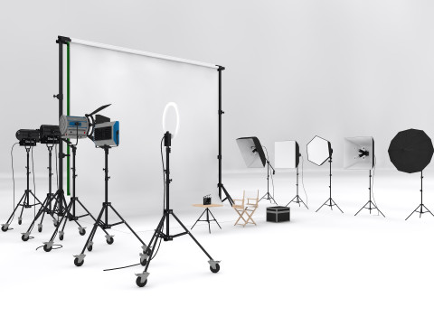 Studio Photography Lighting Models Model 3D
