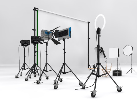 Studio Photography Lighting Models Model 3D