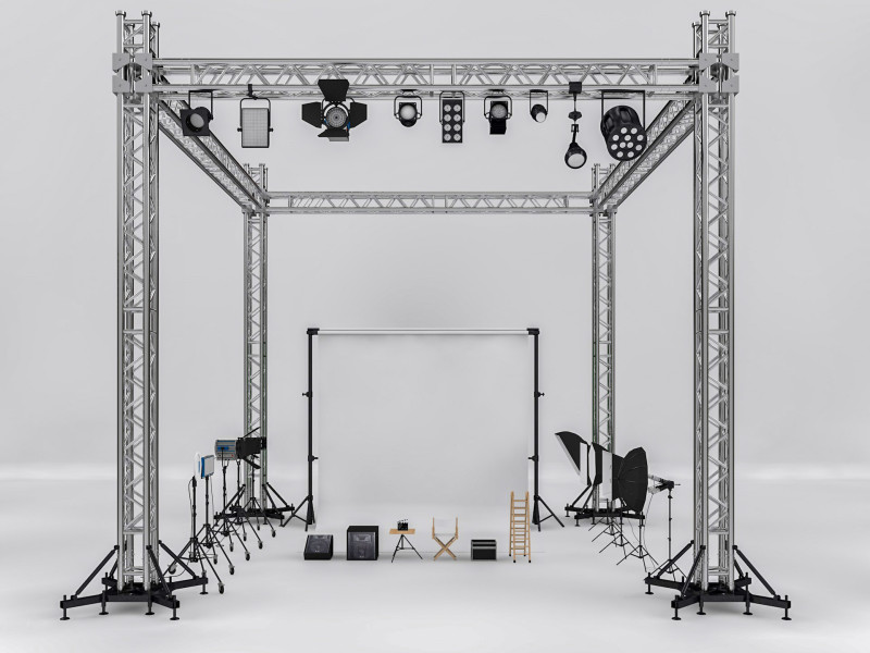 Studio Photography Lights 3Dモデル .c4d .max .obj .3ds .fbx .stl .blend