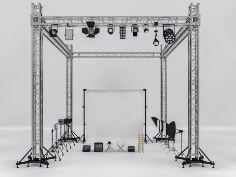 Освітлення для студійної фотографії 3D Модель