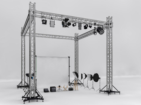 Studio Photography Lights 3Dモデル