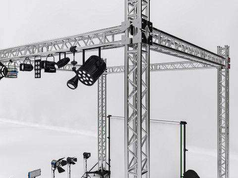 Studio Photography Lights 3Dモデル