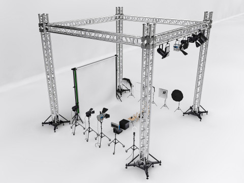 Studio Photography Lights 3Dモデル