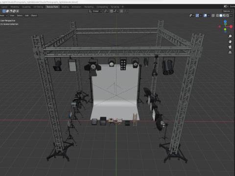 Studio Photography Lights 3Dモデル