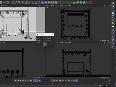 Studio Photography Lights 3Dモデル