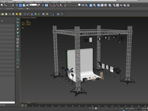 Studio Photography Lights 3Dモデル