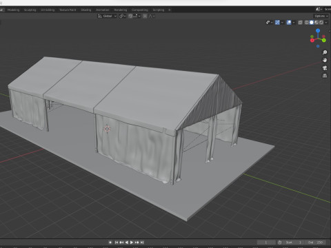 Tent 2 3D Model