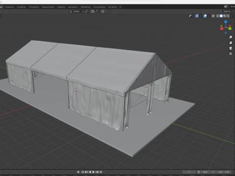 Tenda 2 Modello 3D