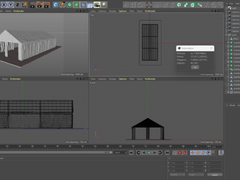 Tent 2 3D Model