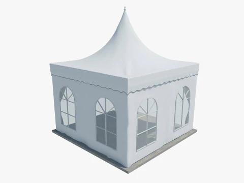 Tent 3 4x4 3D Model