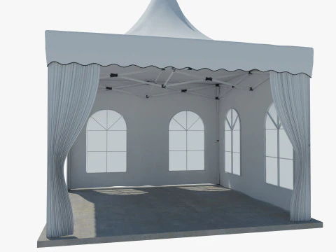 Tent 3 4x4 3D Model