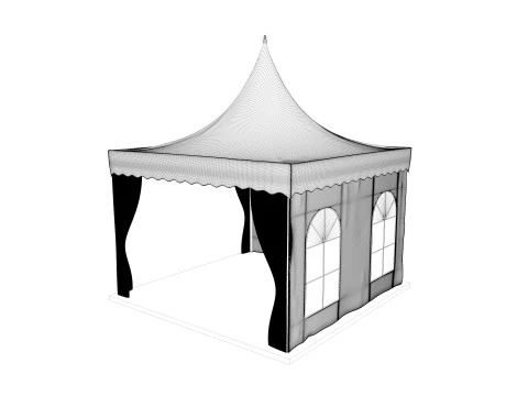 Tent 3 4x4 3D Model