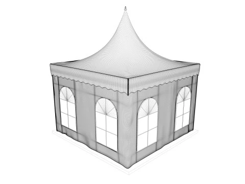 Tent 3 4x4 3D Model