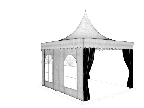 Tent 3 4x4 3D 模型