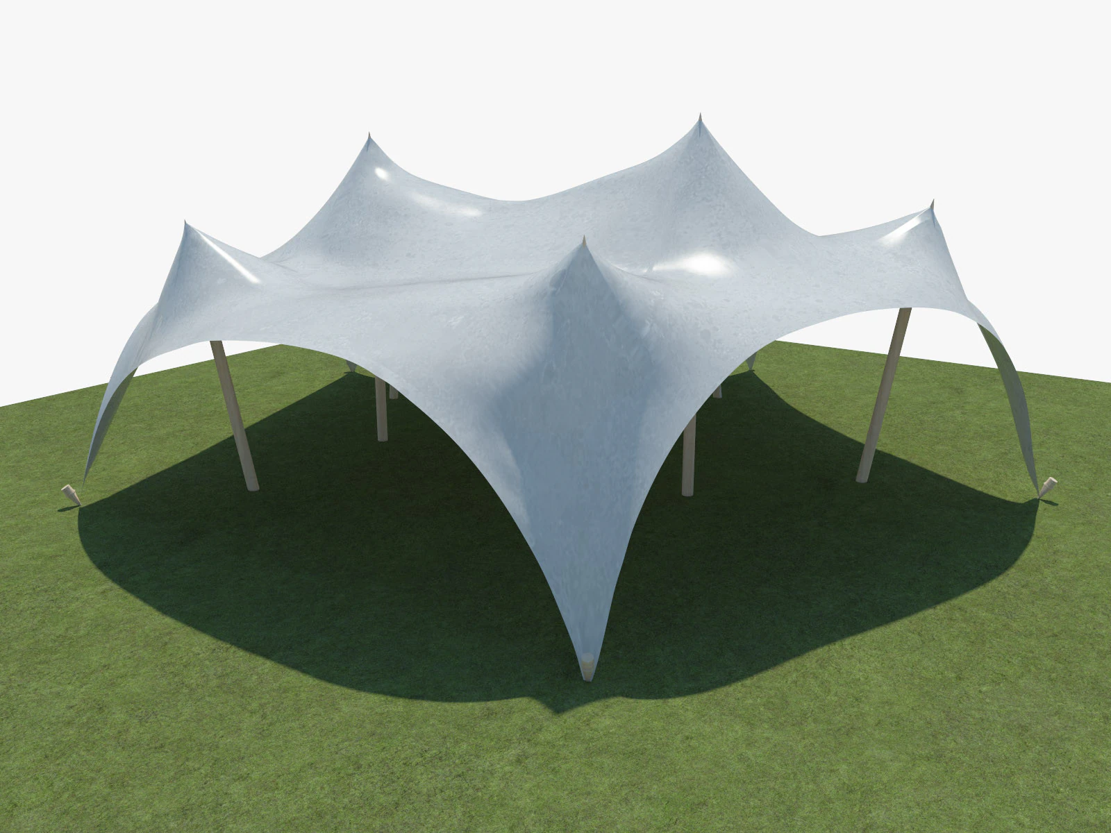 Tent 4 3D Model .c4d .max .obj .3ds .fbx .stl .blend 