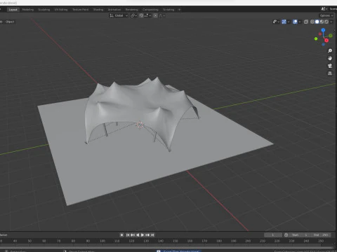 Tent 4 3D Model