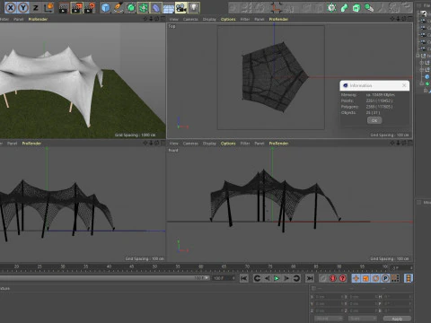 Tent 4 3D Model
