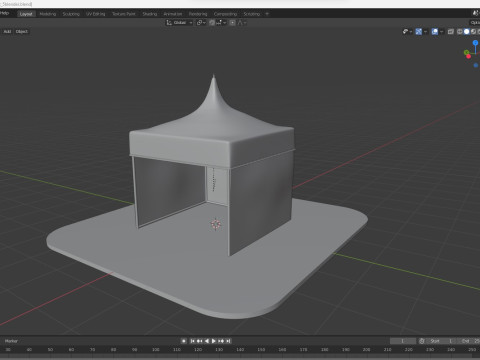 Tent 5 3Dモデル