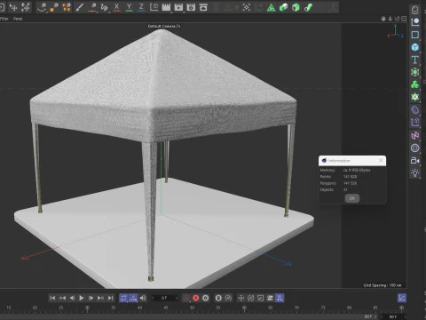 Tent 7 3D Model