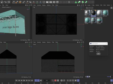 Tente 8 Modèle 3D