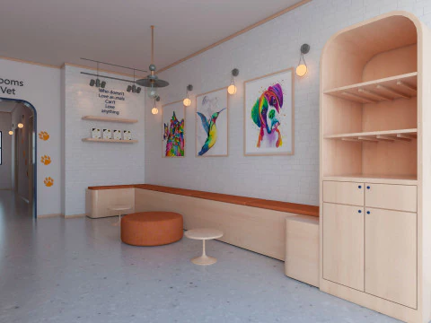 Veterinary Clinic 3D Model