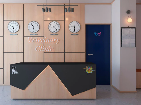 Veterinary Clinic 3D Model