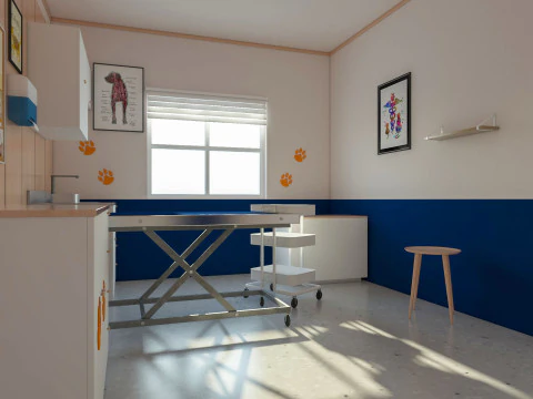 Veterinary Clinic 3D Model