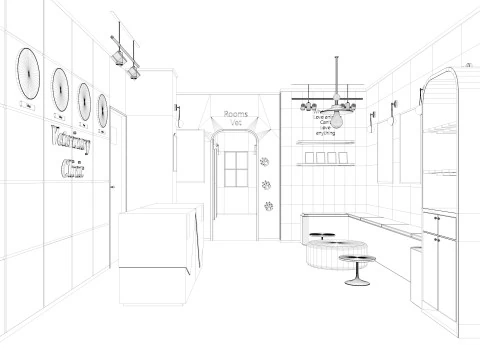 Veterinary Clinic 3D Model