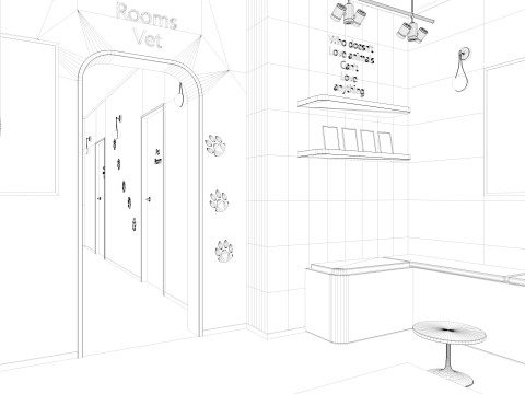 Veterinary Clinic 3D Модель