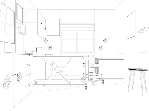 Veterinary Clinic 3D Модель