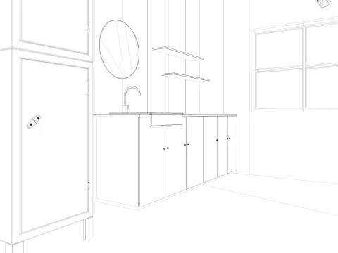 Veterinary Clinic 3D Model