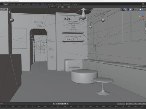 Veterinary Clinic 3D Model
