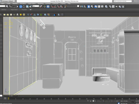 Veterinary Clinic 3D Model