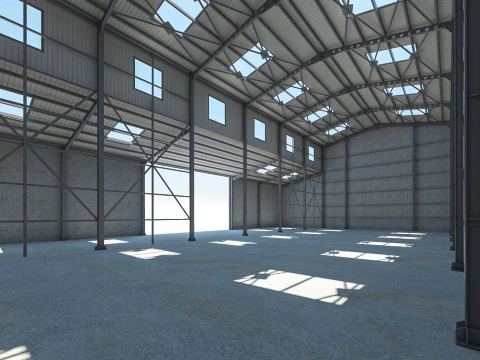 Armaz&eacute;m 2 Low-poly Modelo 3D