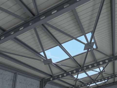 Warehouse 2 Low-poly Modelo 3D