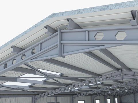 Armaz&eacute;m 2 Low-poly Modelo 3D