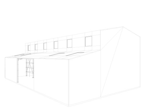 Warehouse 2 Low-poly Modelo 3D