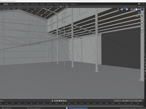 Armaz&eacute;m 2 Low-poly Modelo 3D