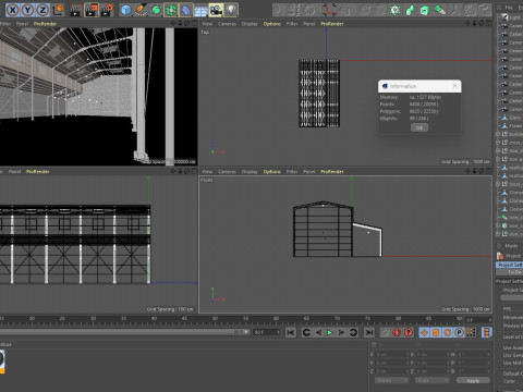 Warehouse 2 Low-poly Modelo 3D