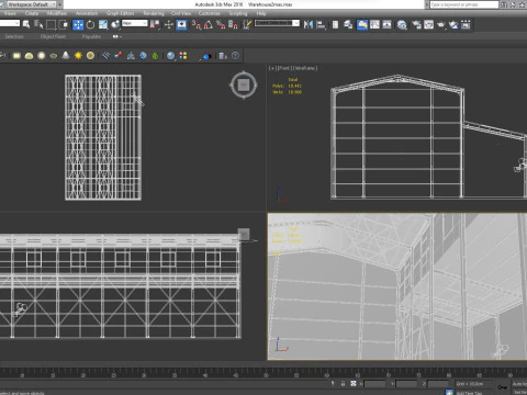 Armaz&eacute;m 2 Low-poly Modelo 3D