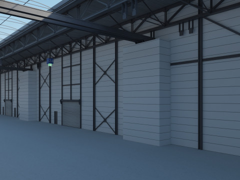 Warehouse 3 3D मॉडल