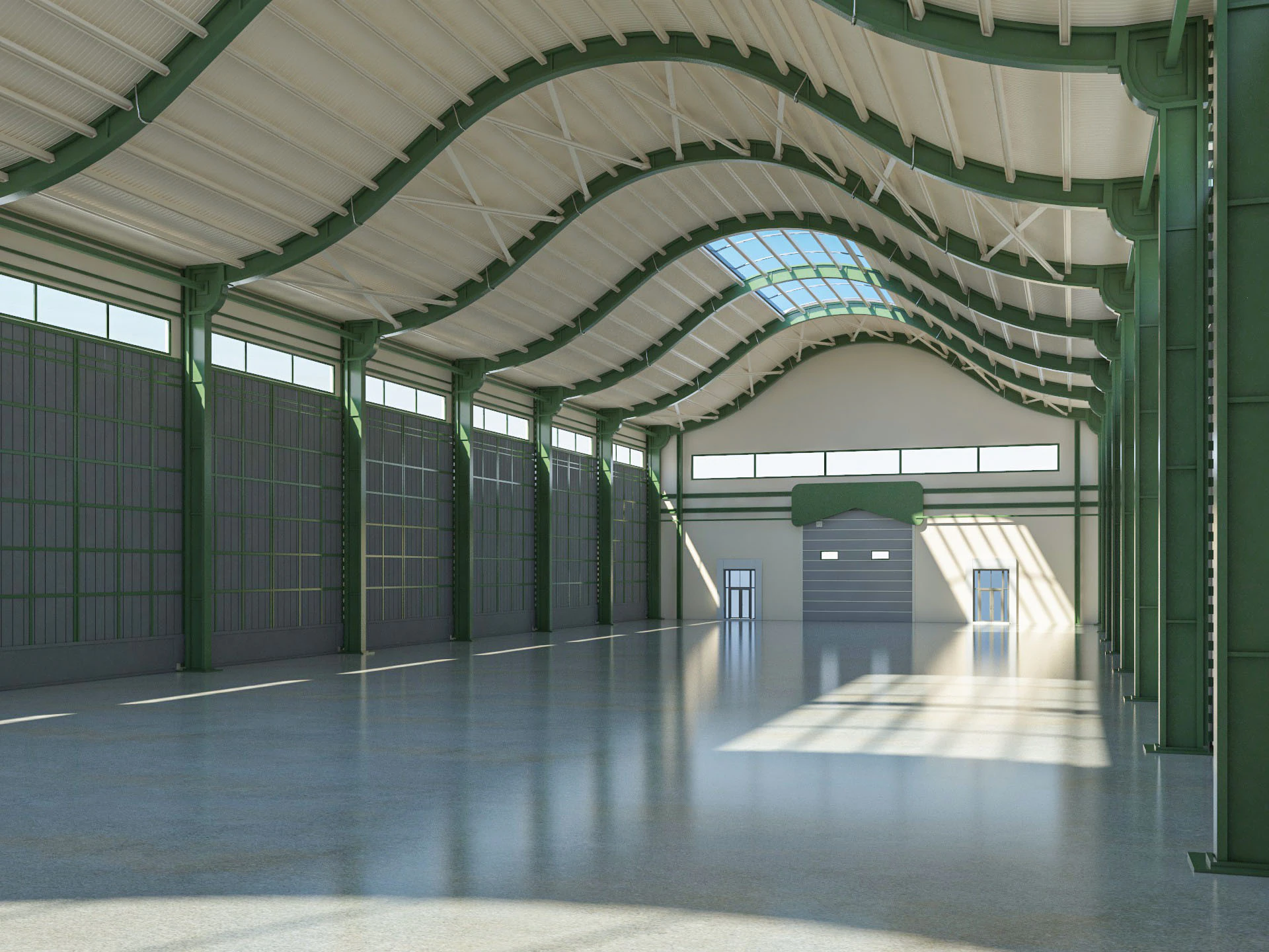 Модель интерьера склада 4 3D Модель .c4d .max .obj .3ds .fbx .stl .blend 