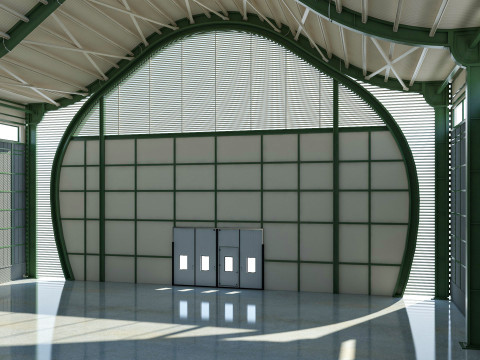 Warehouse 4 interior model 3D Model
