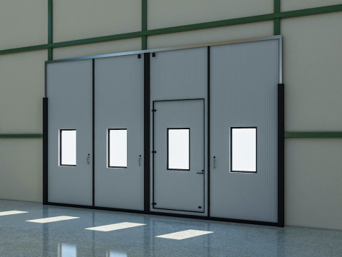 Warehouse 4 interior model 3D Model