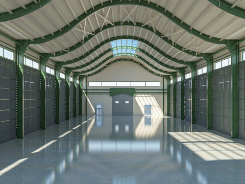 Warehouse 4 interior model 3D Model