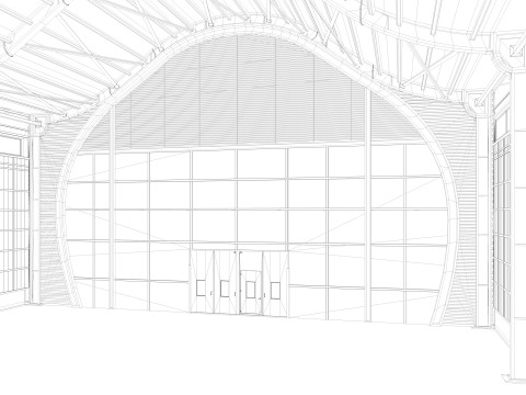 Warehouse 4 interior model 3D Model