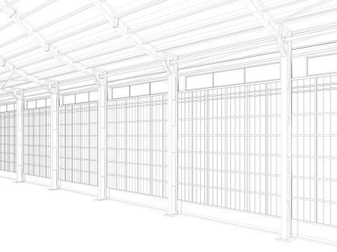 Warehouse 4 interior model 3D Model