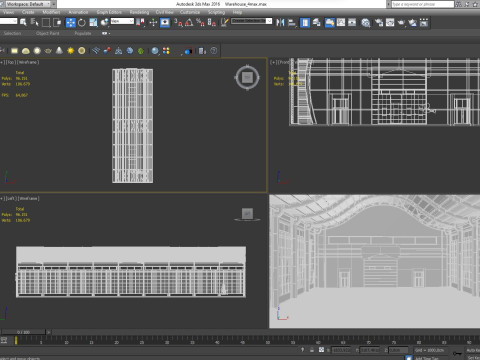 Warehouse 4 interior model 3D Model