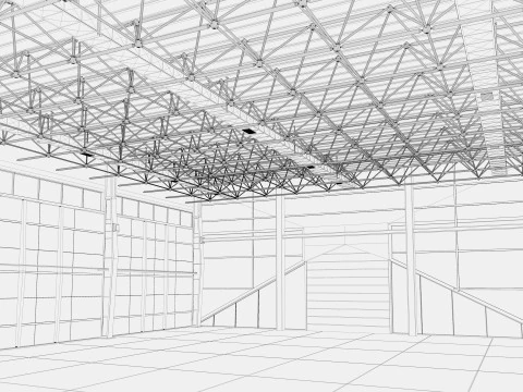 Warehouse 5 interior 3D Model